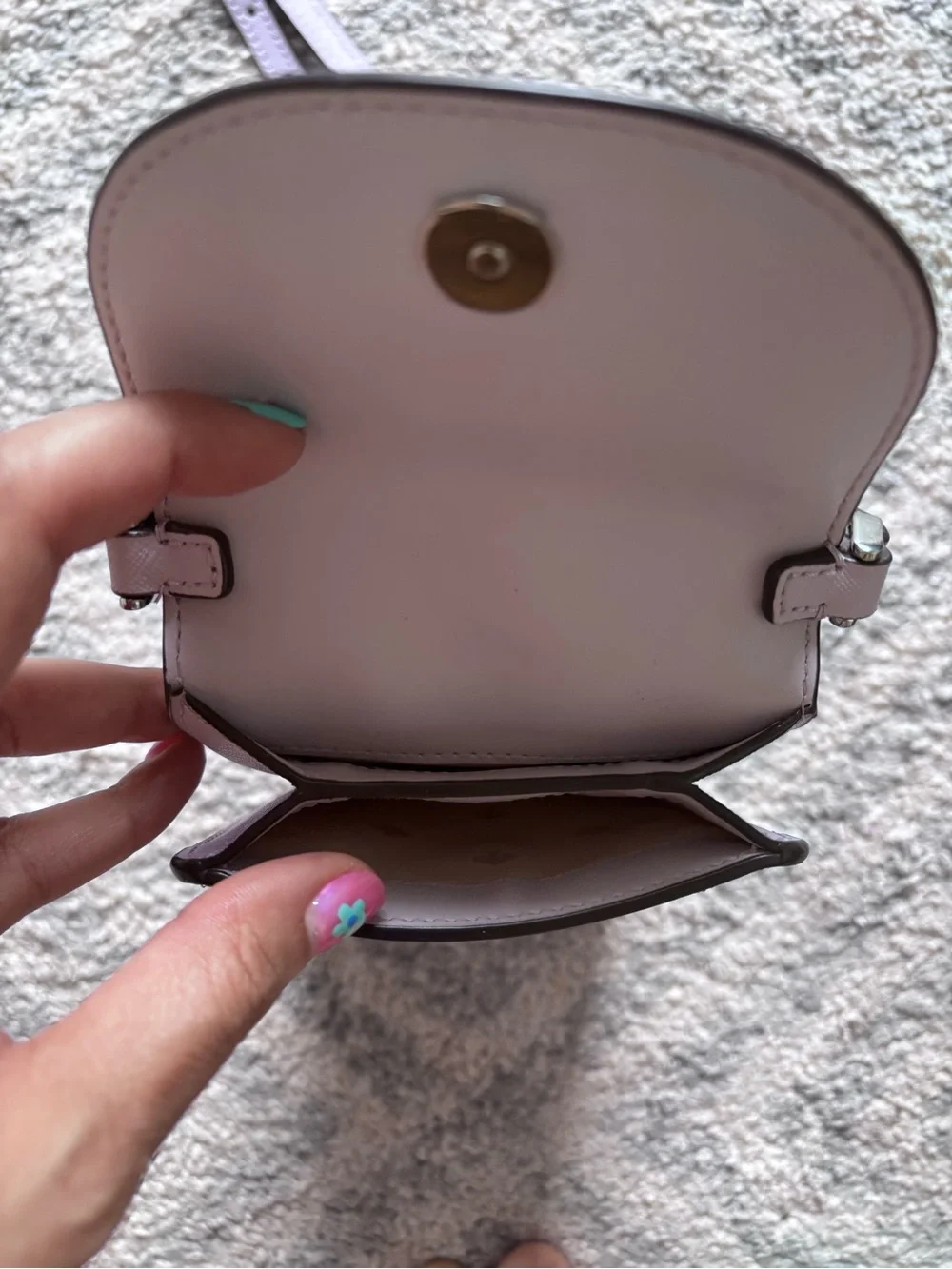 kate spade lavender floral crossbody phone bag